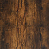 LP-levyjen säilytyskaappi savutammi 100x38x48 cm tekninen puu