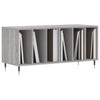 LP-levyjen säilytyskaappi harmaa Sonoma 100x38x48 cm puu
