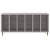 LP-levyjen säilytyskaappi harmaa Sonoma 100x38x48 cm puu