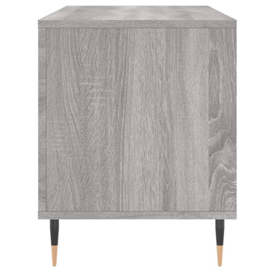 LP-levyjen säilytyskaappi harmaa Sonoma 100x38x48 cm puu