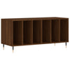 LP-levyjen säilytyskaappi ruskea tammi 100x38x48 cm puu