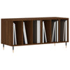LP-levyjen säilytyskaappi ruskea tammi 100x38x48 cm puu