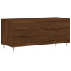 LP-levyjen säilytyskaappi ruskea tammi 100x38x48 cm puu
