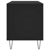LP-levyjen säilytyskaappi musta 100x38x48 cm tekninen puu