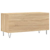 LP-levyjen säilytyskaappi Sonoma-tammi 100x38x48 cm puu