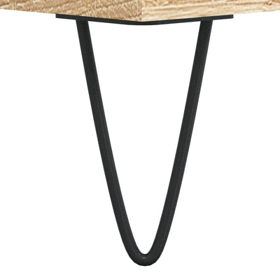 LP-levyjen säilytyskaappi Sonoma-tammi 100x38x48 cm puu