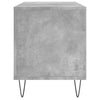 LP-levyjen säilytyskaappi betoninharmaa 100x38x48 cm puu