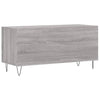 LP-levyjen säilytyskaappi harmaa Sonoma 100x38x48 cm puu