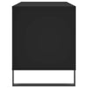 LP-levyjen säilytyskaappi musta 100x38x48 cm tekninen puu