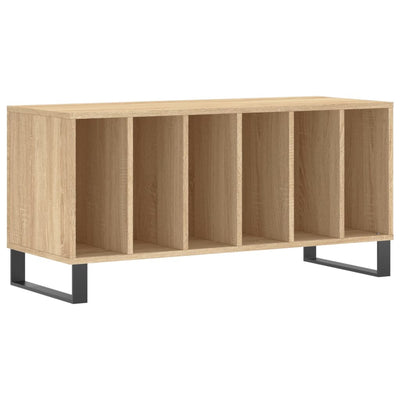 LP-levyjen säilytyskaappi Sonoma-tammi 100x38x48 cm puu