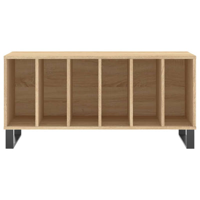 LP-levyjen säilytyskaappi Sonoma-tammi 100x38x48 cm puu