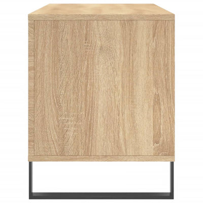 LP-levyjen säilytyskaappi Sonoma-tammi 100x38x48 cm puu