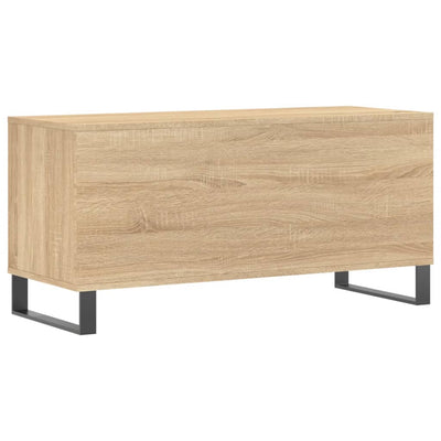 LP-levyjen säilytyskaappi Sonoma-tammi 100x38x48 cm puu