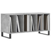 LP-levyjen säilytyskaappi betoninharmaa 100x38x48 cm puu