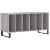 LP-levyjen säilytyskaappi harmaa Sonoma 100x38x48 cm puu
