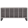 LP-levyjen säilytyskaappi harmaa Sonoma 100x38x48 cm puu