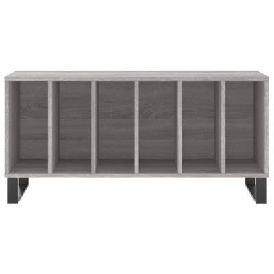 LP-levyjen säilytyskaappi harmaa Sonoma 100x38x48 cm puu