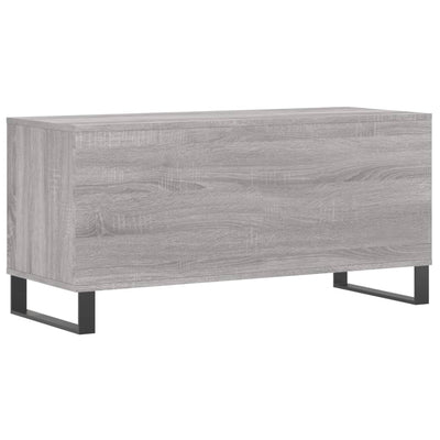 LP-levyjen säilytyskaappi harmaa Sonoma 100x38x48 cm puu