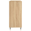 LP-levyjen säilytyskaappi Sonoma-tammi 84,5x38x89 cm puu