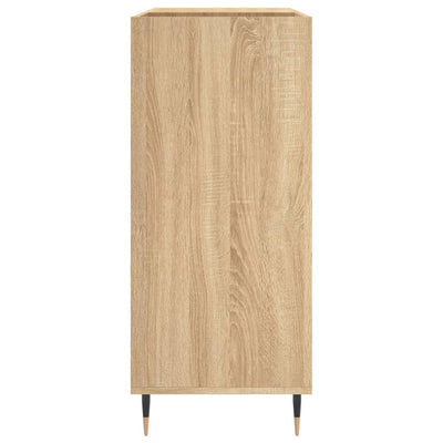 LP-levyjen säilytyskaappi Sonoma-tammi 84,5x38x89 cm puu