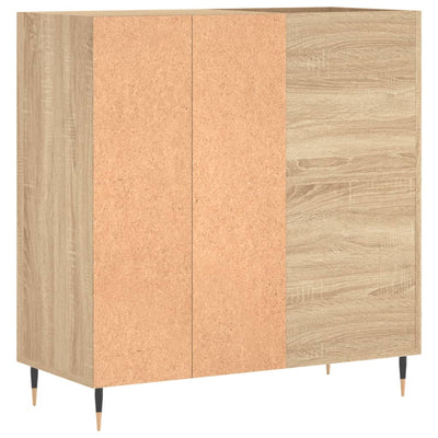 LP-levyjen säilytyskaappi Sonoma-tammi 84,5x38x89 cm puu