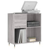 LP-levyjen säilytyskaappi harmaa Sonoma 84,5x38x89 cm puu
