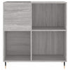 LP-levyjen säilytyskaappi harmaa Sonoma 84,5x38x89 cm puu