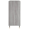 LP-levyjen säilytyskaappi harmaa Sonoma 84,5x38x89 cm puu