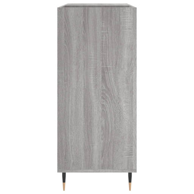 LP-levyjen säilytyskaappi harmaa Sonoma 84,5x38x89 cm puu