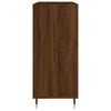 LP-levyjen säilytyskaappi ruskea tammi 84,5x38x89 cm puu