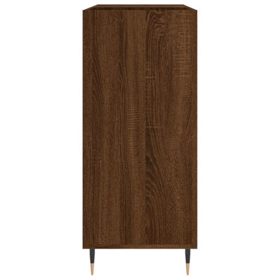 LP-levyjen säilytyskaappi ruskea tammi 84,5x38x89 cm puu