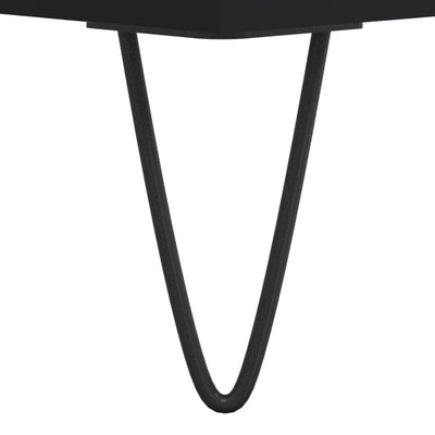 LP-levyjen säilytyskaappi musta 84,5x38x89 cm tekninen puu
