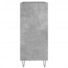 LP-levyjen säilytyskaappi betoninharmaa 84,5x38x89 cm puu
