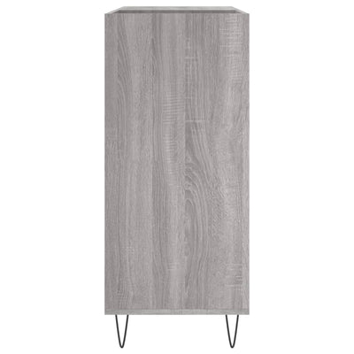 LP-levyjen säilytyskaappi harmaa Sonoma 84,5x38x89 cm puu
