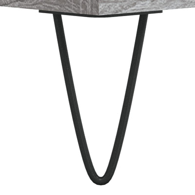 LP-levyjen säilytyskaappi harmaa Sonoma 84,5x38x89 cm puu