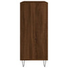 LP-levyjen säilytyskaappi ruskea tammi 84,5x38x89 cm puu