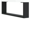 LP-levyjen säilytyskaappi korkeakiilto valk. 84,5x38x89 cm puu