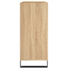 LP-levyjen säilytyskaappi Sonoma-tammi 84,5x38x89 cm puu