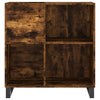 LP-levyjen säilytyskaappi savutammi 84,5x38x89 cm tekninen puu