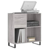 LP-levyjen säilytyskaappi harmaa Sonoma 84,5x38x89 cm puu