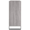 LP-levyjen säilytyskaappi harmaa Sonoma 84,5x38x89 cm puu
