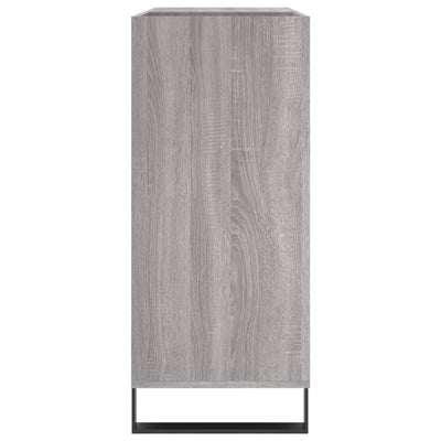 LP-levyjen säilytyskaappi harmaa Sonoma 84,5x38x89 cm puu