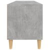 Betoninharmaa TV-taso 100x34,5x44,5 cm teknisestä puusta