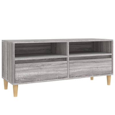 TV-taso harmaa Sonoma 100x34,5x44,5 cm tekninen puu