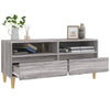 TV-taso harmaa Sonoma 100x34,5x44,5 cm tekninen puu