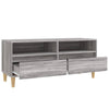 TV-taso harmaa Sonoma 100x34,5x44,5 cm tekninen puu