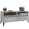 TV-taso betoninharmaa 100x34,5x44,5 cm tekninen puu