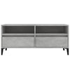 TV-taso betoninharmaa 100x34,5x44,5 cm tekninen puu