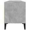 TV-taso betoninharmaa 100x34,5x44,5 cm tekninen puu