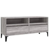 TV-taso harmaa Sonoma 100x34,5x44,5 cm tekninen puu